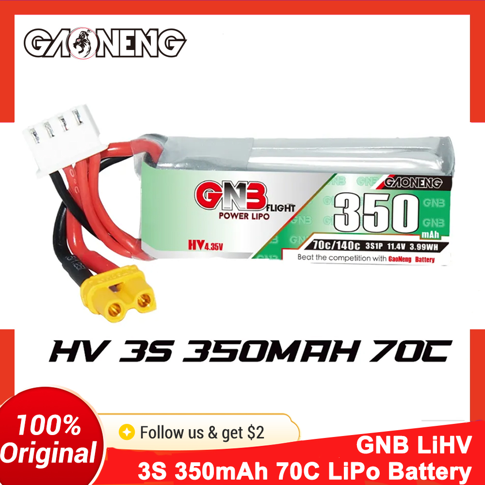 Drone Battery 3S - Baterai LiPo Gaoneng GNB 350mAh 3S