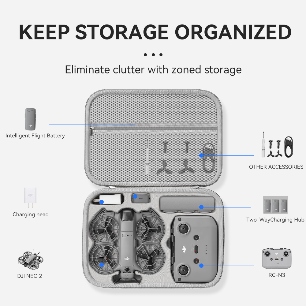 Tas Organizer Perjalanan XFJI  - Drone Battery Bag ulasan dan harga