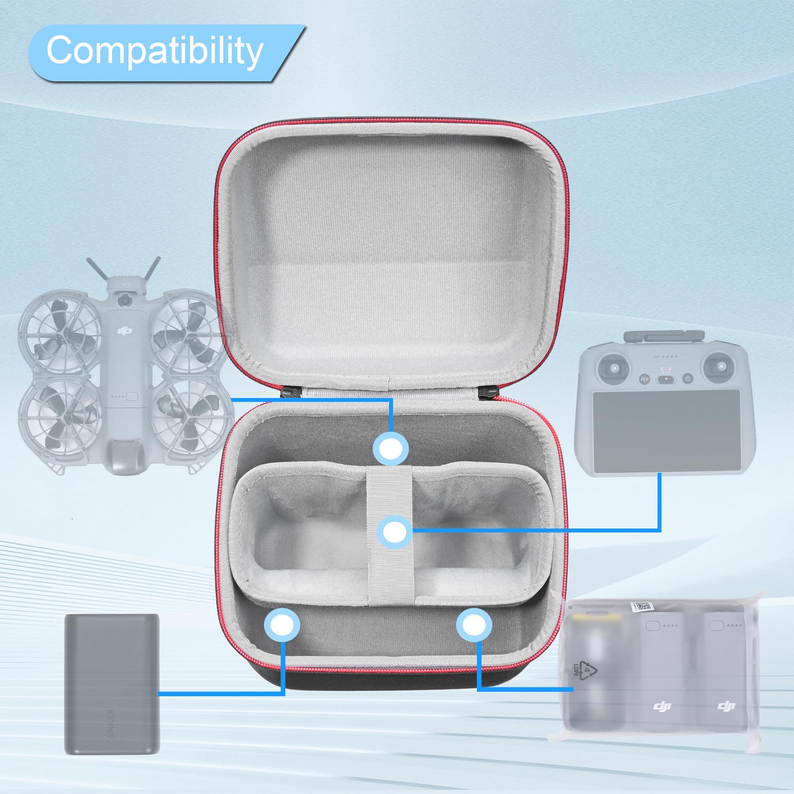 Tas Jinjing Portabel untuk DJI - Drone Battery Bag ulasan dan harga