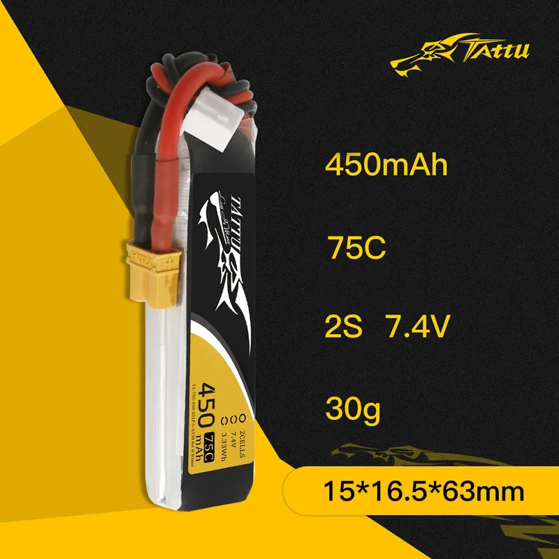 3 buah TATTU baru 450/500/550m - Drone Battery 4S ulasan dan harga